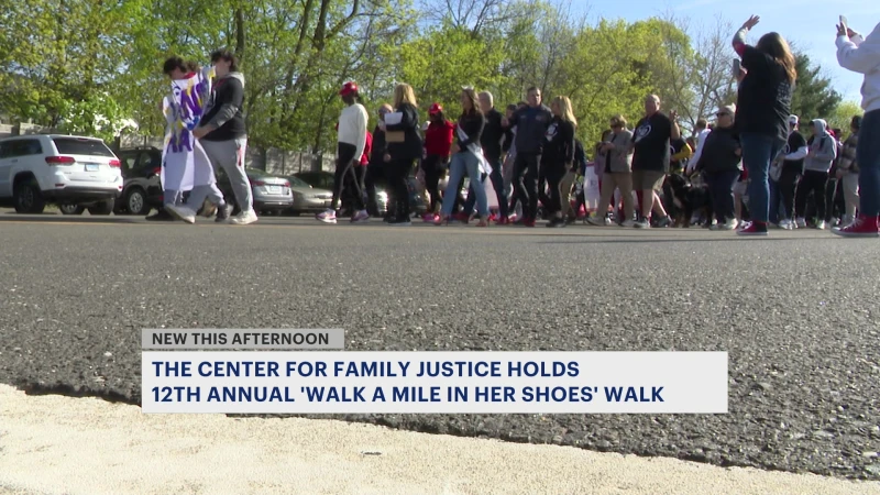 Story image: 'Walk A Mile in Her Shoes' in Fairfield raises awareness about sexual and domestic violence 