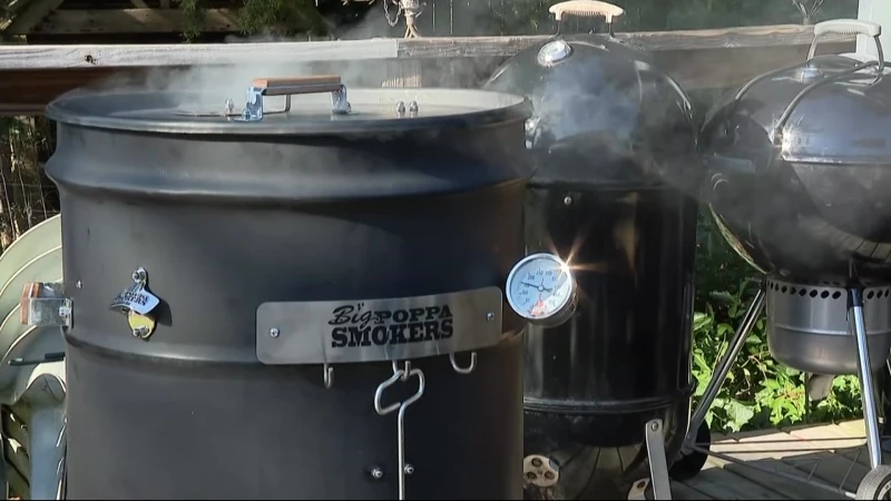 Story image: Escape to Home: Barrel Smoker