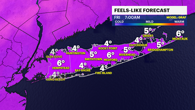 Story image: BITTER BLAST: Wind chills drop to single-digits overnight; chance for weekend snow
