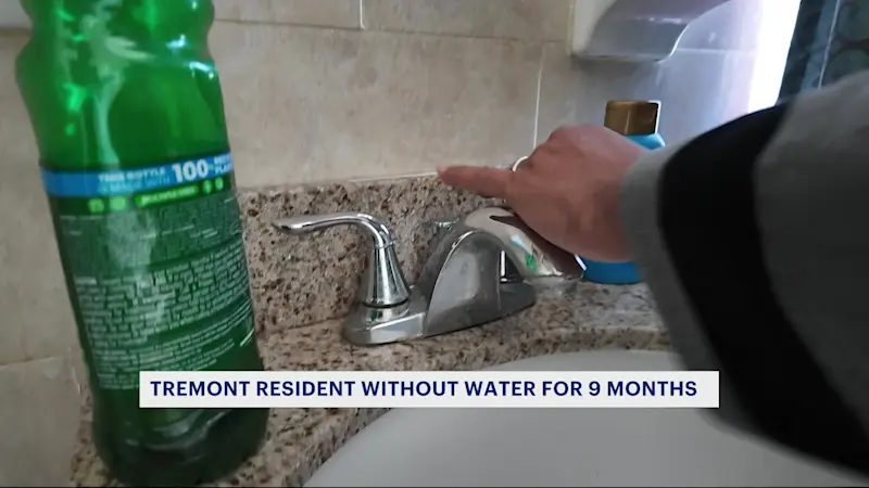 Story image: Tremont resident without water for nine months 