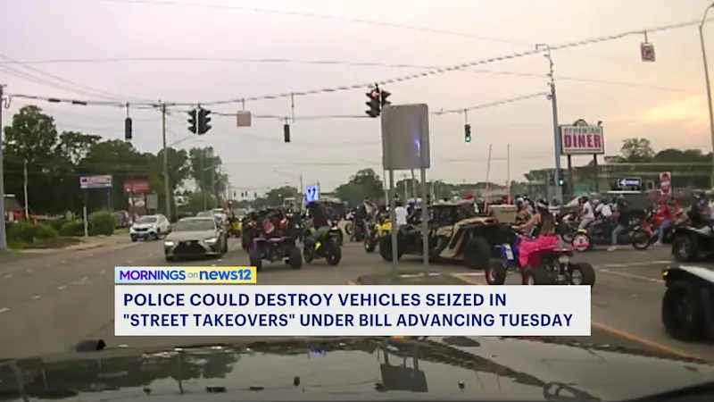 Story image: Lawmakers advance bill to crush cars, bikes in street takeover crackdown