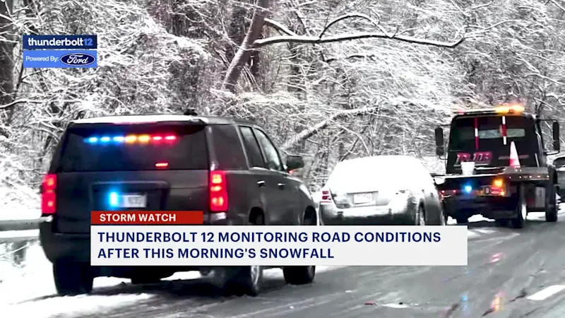 Story image: Thunderbolt 12: Driving conditions after the first snowfall in Westchester