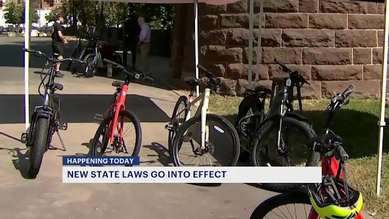 Story image: New state laws take effect Wednesday, including classifying some e-bikes