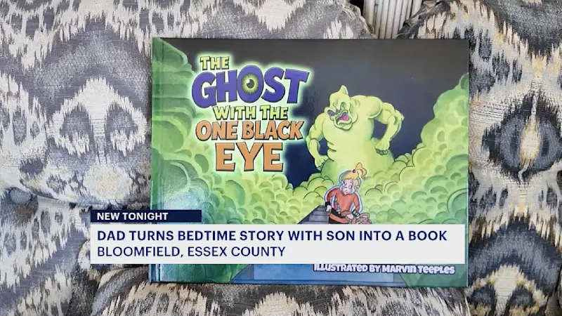 Story image: Bloomfield dad turns bedtime story into Halloween book