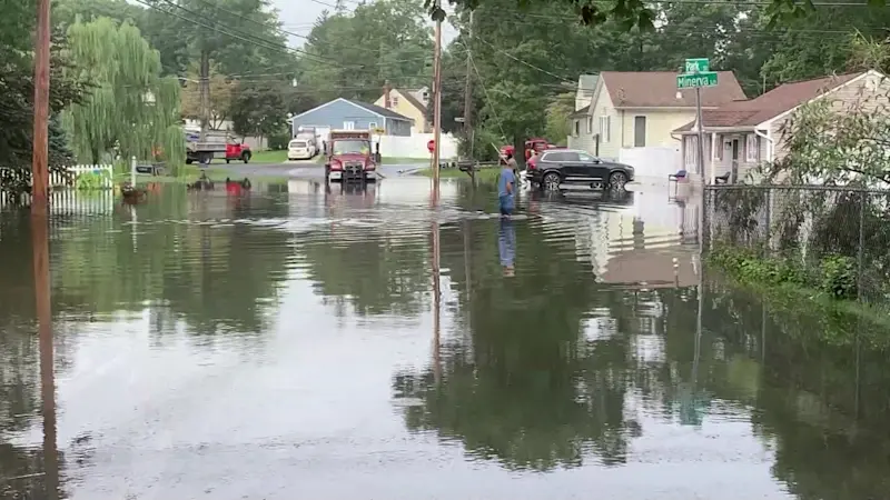 Story image:  Centereach residents demand flooding issue be fixed one year after devastating storm 