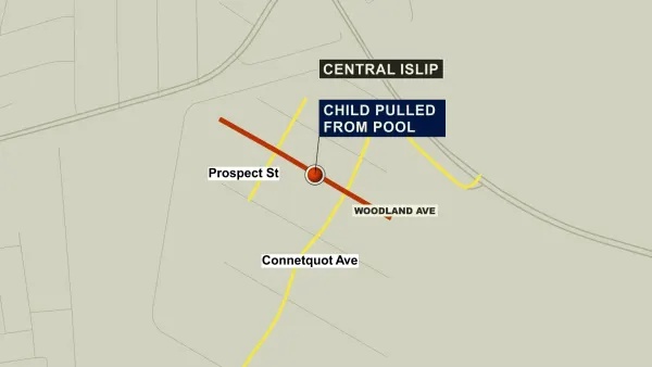 Police: 3-year-old girl pulled from pool in Central Islip