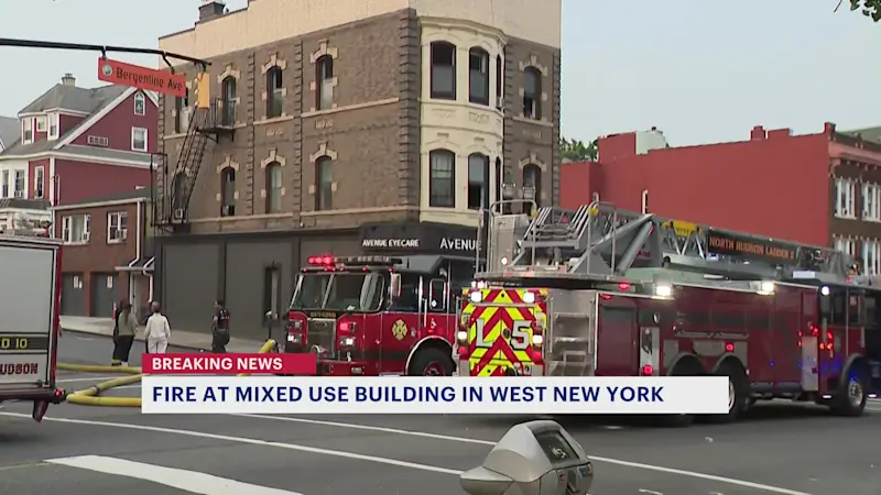 Story image: Fire damages eye care facility in West New York