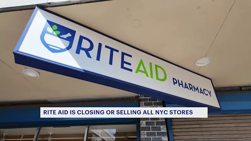 Story image: Rite Aid closing all of its New York stores after filing for bankruptcy for second time