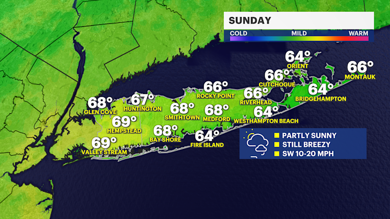 Story image: Cool and breezy start to June on Long Island