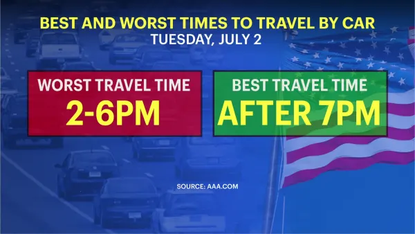 Traveling for the Fourth of July? Here are the best and worst times to drive.