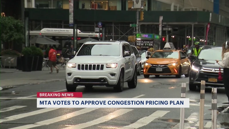 Story image: NJ commuters face $9 fee as MTA approves NYC’s congestion pricing plan