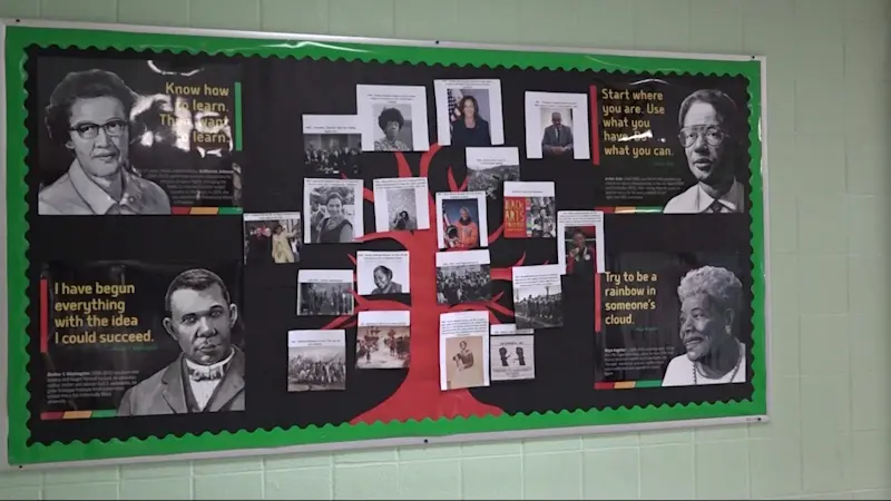 Story image: Students learn about obscure figures to celebrate Black History Month at Cardinal Spellman HS