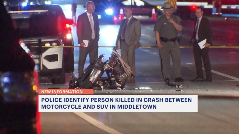 Story image: State police: Motorcyclist killed in crash was being pursued by Middletown PD