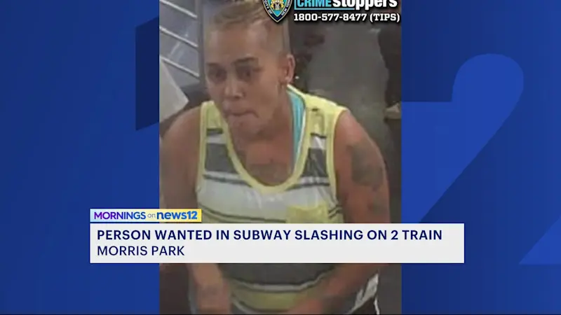 Story image: Police release new photo of attacker involved in slashing on a 2 train Sunday night 