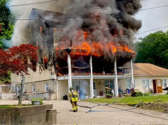 Story image: Tenant charged with arson after fire destroys Brewster apartment building