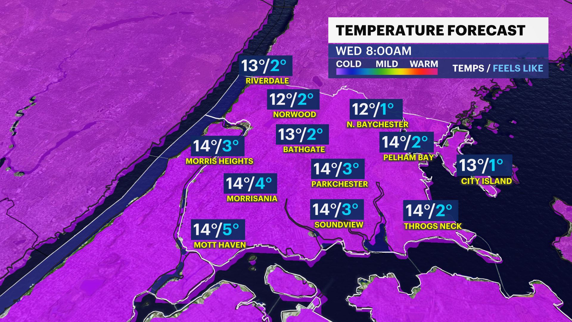 BITTER BLAST: Extreme cold continues with highs near 19 degrees for The Bronx