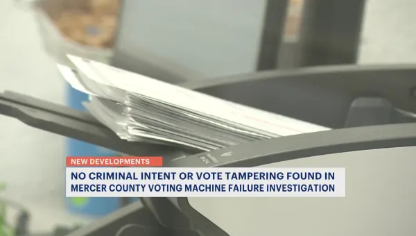 Prosecutor: No criminality found regarding Mercer County voting machine scanner issues