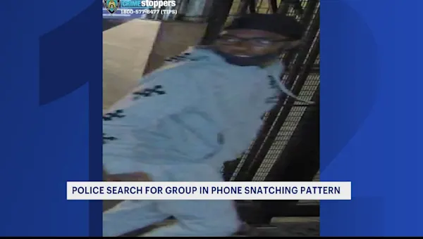 Police looking for group responsible for cellphone thefts throughout Brooklyn, Manhattan