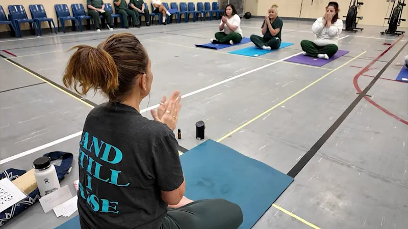 Story image: How yoga brings sobriety to Suffolk County Jail