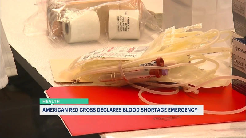 Story image: Red Cross declares blood shortage emergency, calls for donations