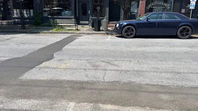 Story image: Newburgh shop owners try to pressure city to pave deteriorating streets