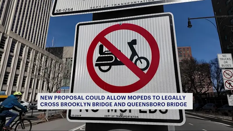Story image: New proposal would allow mopeds on Brooklyn, Queensboro Bridges