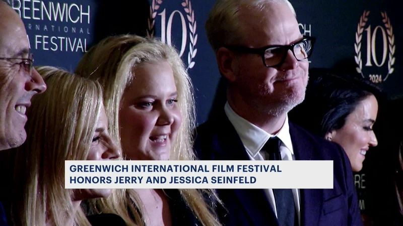 Story image: Greenwich International Film Festival honors Jerry and Jessica Seinfeld