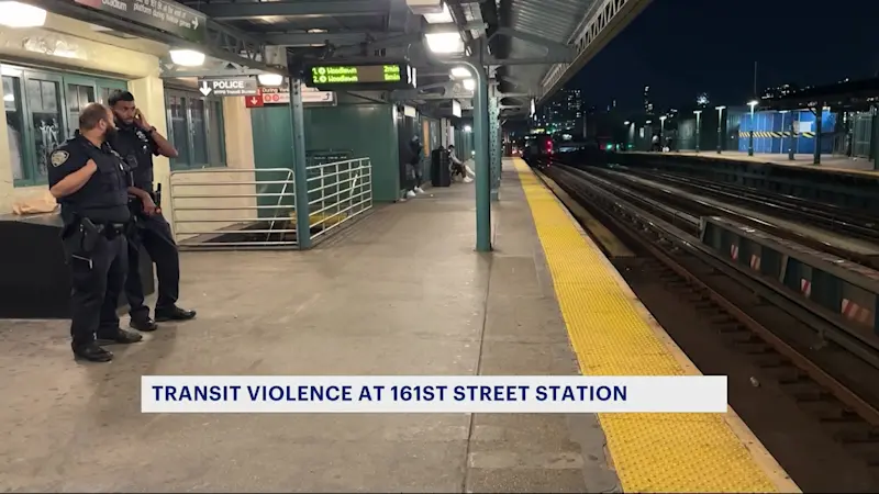 Story image: Two separate incidents at 161st Street station leaves two men injured