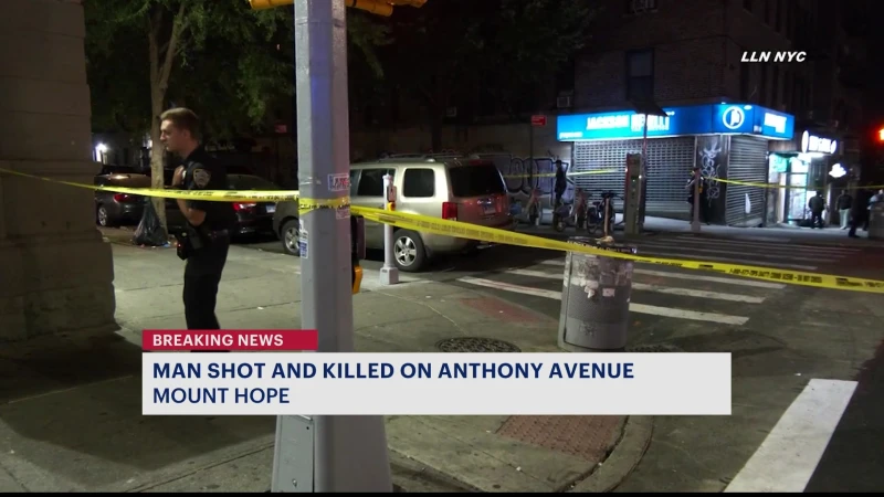 Story image: NYPD: 24-year-old man fatally shot in Mount Hope