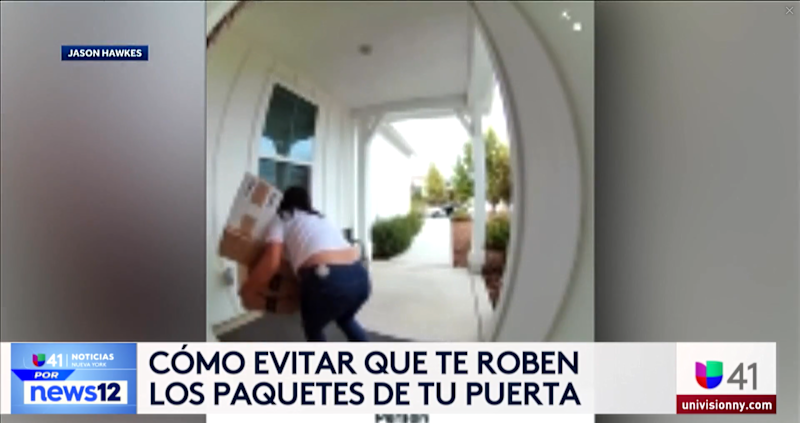 Story image: Univision 41 News Brief: Cómo evitar que te roben los paquetes de tu puerta