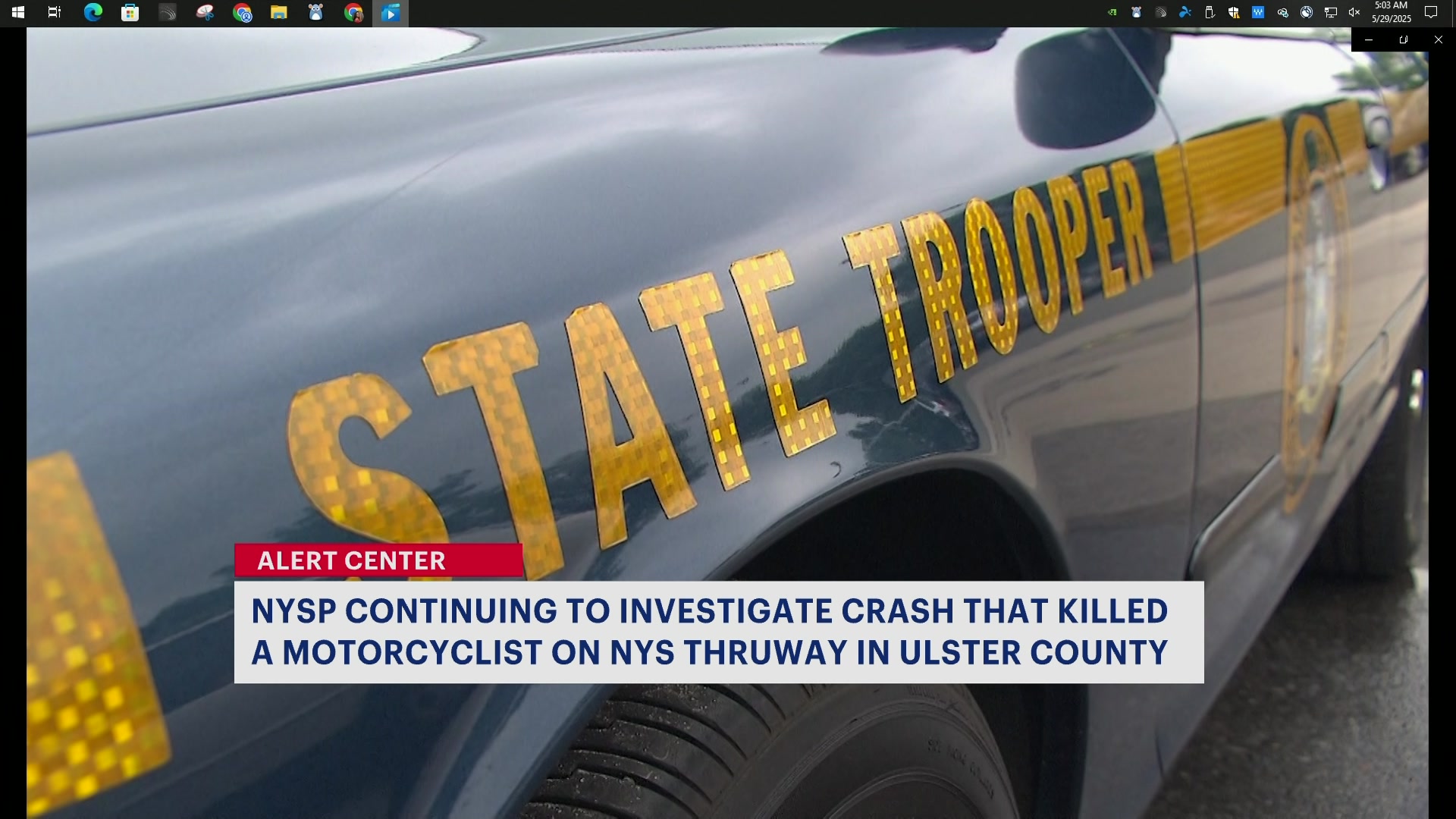 Mahopac man killed in motorcycle crash on New York Thruway