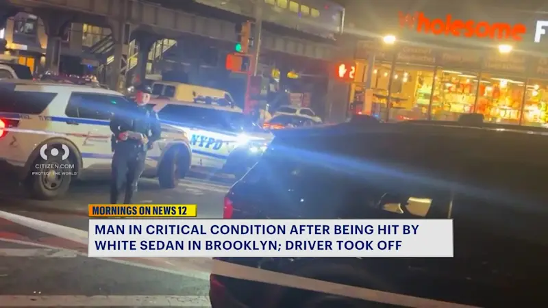Story image: Driver sought after Crown Heights hit-and-run leaves man critically hurt