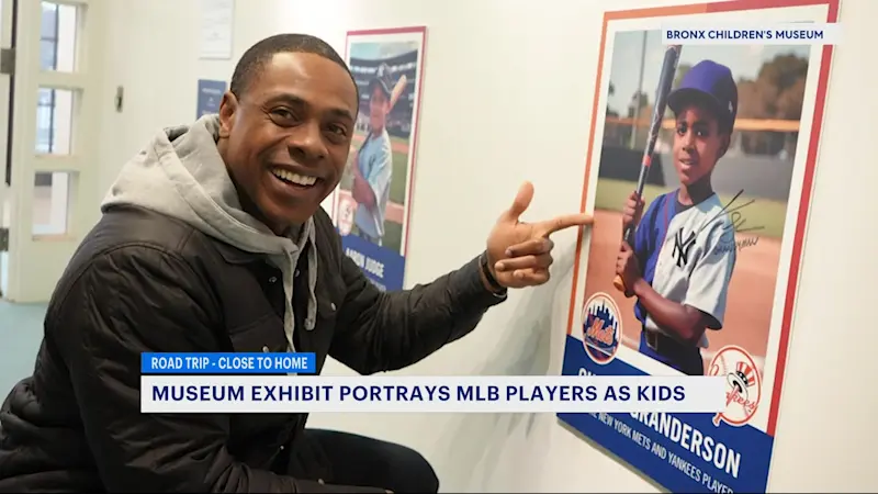 Story image: Road Trip: MLB players depicted as children in new exhibit