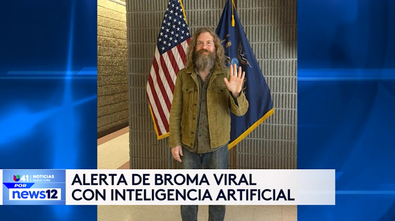 Story image: Univision 41 News Brief: Alerta de broma viral con inteligencia artificial
