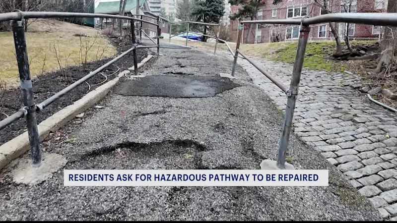 Story image: Residents push for fixes to dangerous Kappock Street pathway