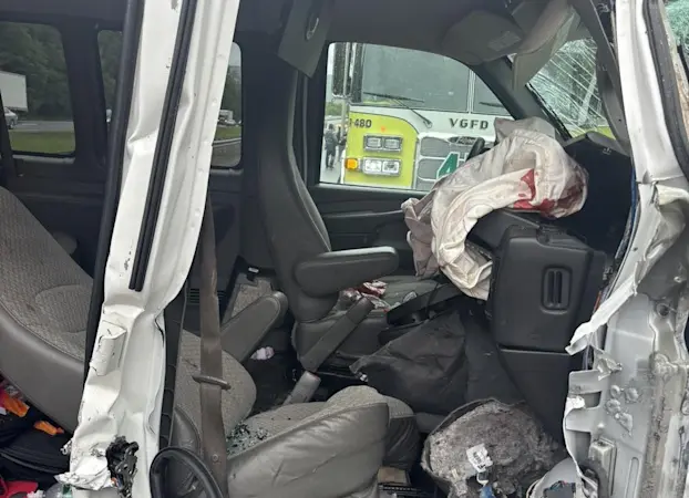 Story image: Crash in New Windsor sends 17 to hospitals, including 12 children