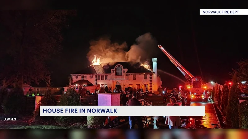 Story image: Officials: Norwalk house damaged in Monday morning fire