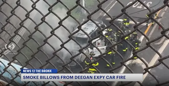 car fire