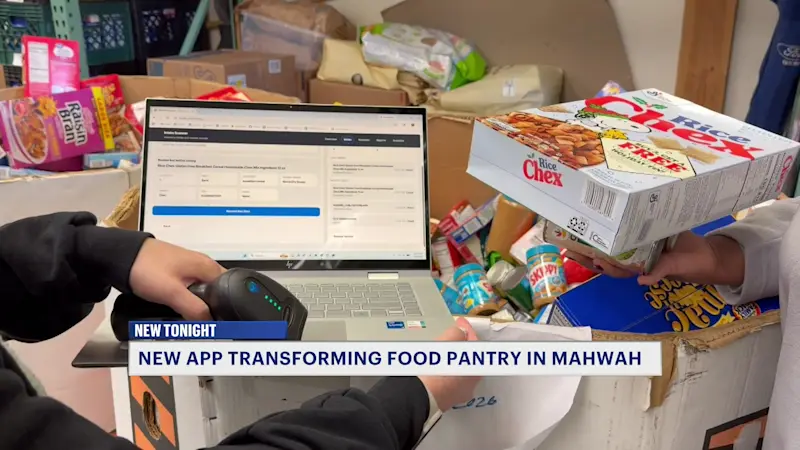 Story image: Ramapo College students use technology to streamline food pantry operations
