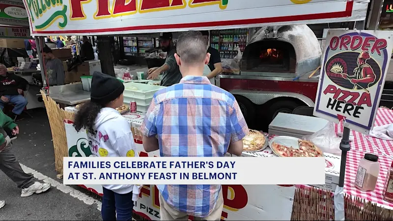 Story image: Families celebrate Father's Day at St. Anthony Feast in Belmont