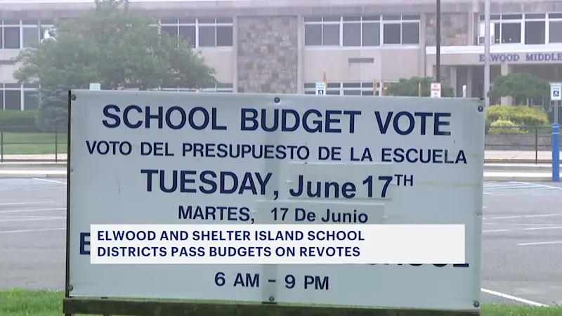 Story image: 2 Long Island school districts pass budgets on re-votes 