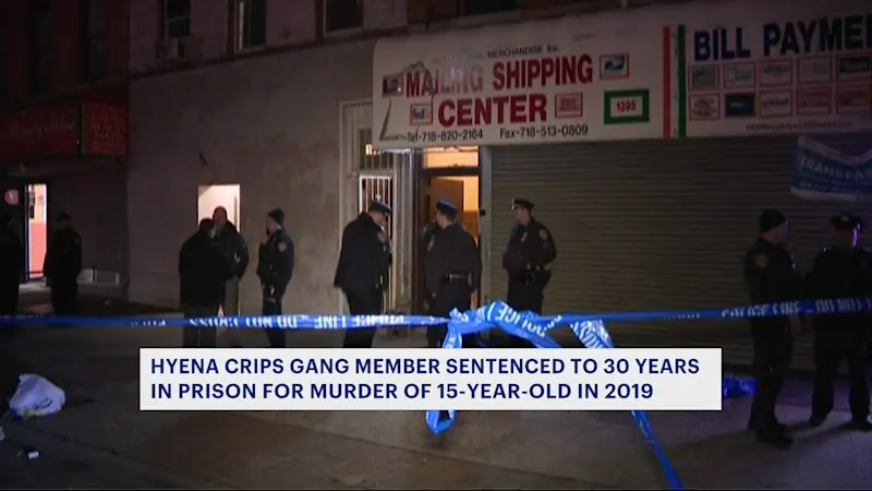 Story image: Brooklyn gang member sentenced for 2019 murder of teen
