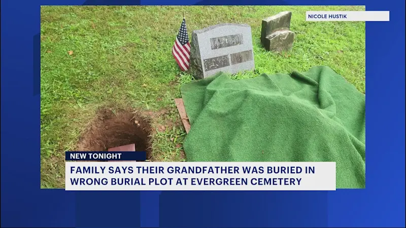 Story image: Family claims grandfather was buried in the wrong spot at Hillside cemetery