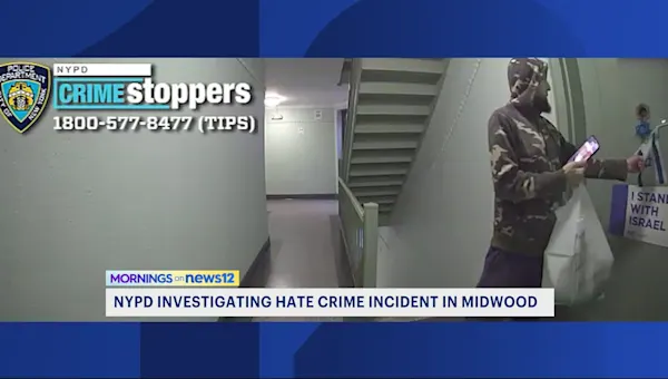 NYPD: Man wanted for removing an Israeli flag and poster from apartment door in Midwood