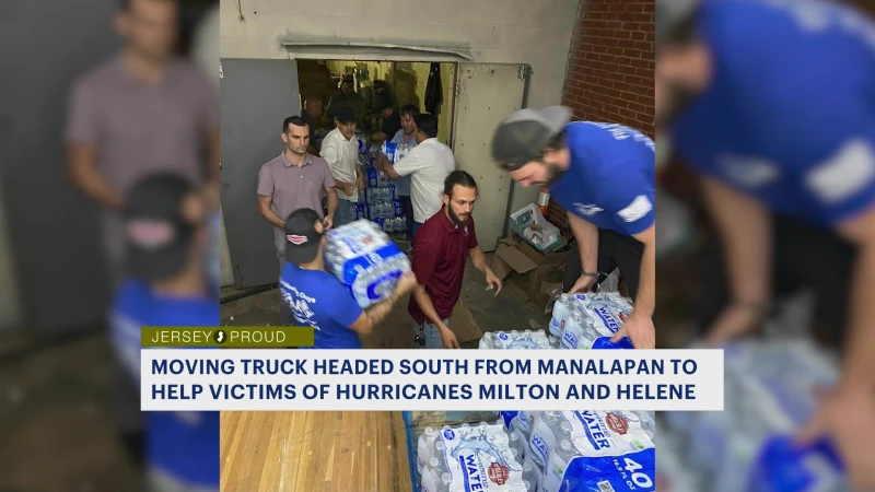 Story image: Jersey Proud: Marlboro-based moving company collects donations for hurricane victims