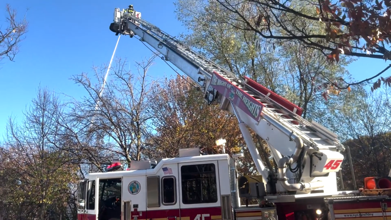 Story image: Brushfire breaks out in Washington Heights' Highbridge Park 