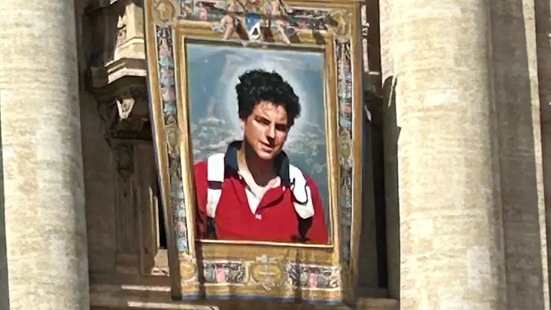 Story image: Kellenberg Memorial HS celebrates first saint of the millennial generation 