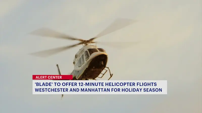 Story image: Skip traffic with 12-minute helicopter flights between Westchester and Midtown