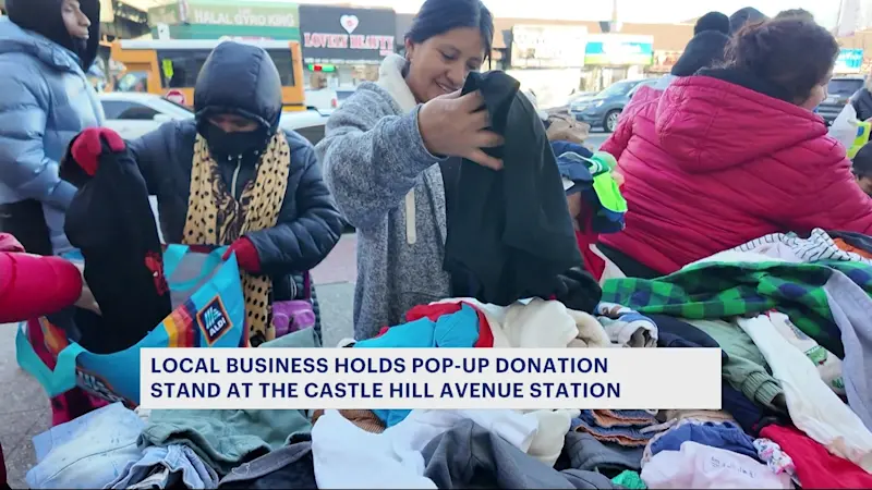 Story image: Bronx native and business owner holds winter giveaway
