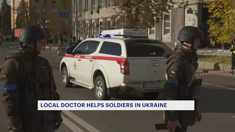 Story image: Yale School of Medicine doctor back from helping surgeons in the war in Ukraine